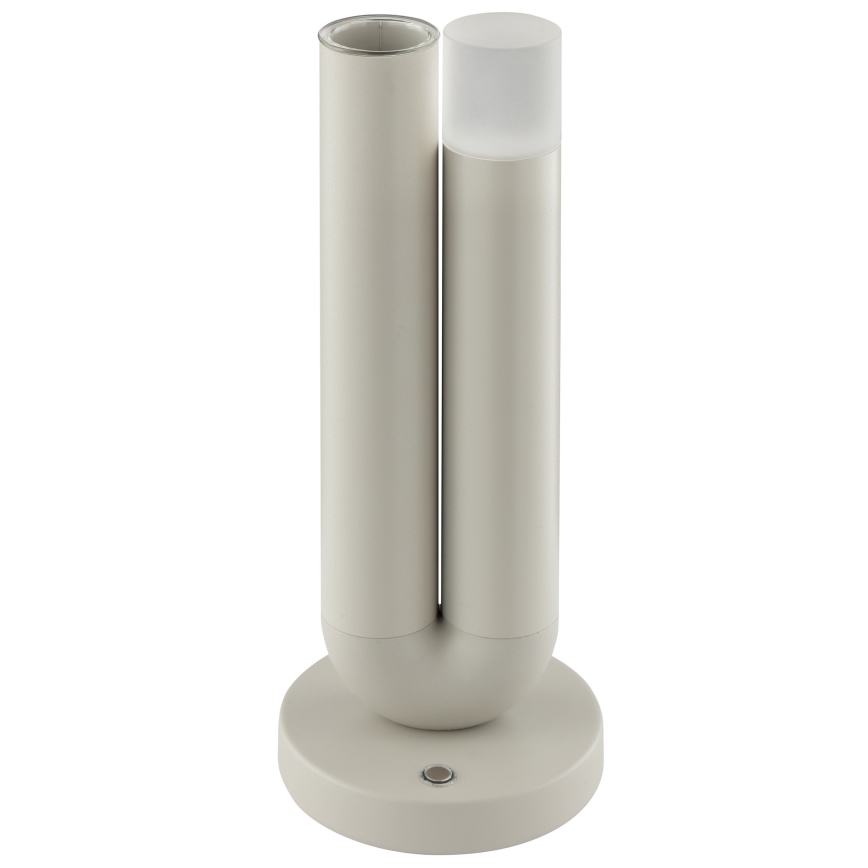 Brilliant - Lampe de table LED d'extérieur tactile rechargeable à intensité variable SAYU LED/2,5W/5V 2700K 2600 mAh IP44 gris