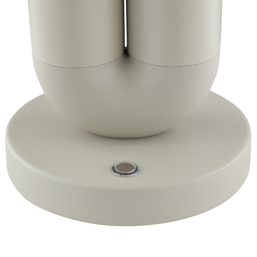 Brilliant - Lampe de table LED d'extérieur tactile rechargeable à intensité variable SAYU LED/2,5W/5V 2700K 2600 mAh IP44 gris