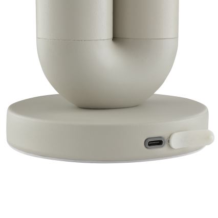 Brilliant - Lampe de table LED d'extérieur tactile rechargeable à intensité variable SAYU LED/2,5W/5V 2700K 2600 mAh IP44 gris