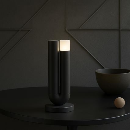 Brilliant - lampe de table d'extérieur LED SAYU dimmable, rechargeable, à commande tactile 2,5W/5V 2700K 2600 mAh IP44 noire