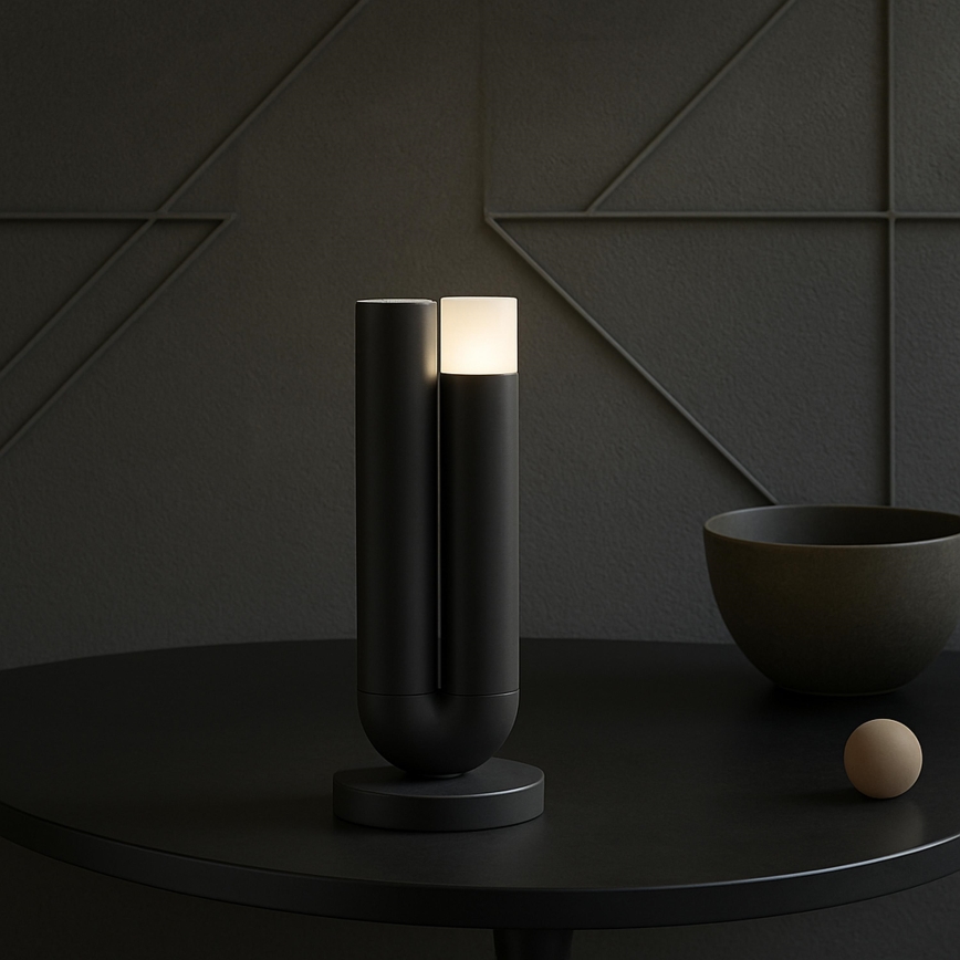 Brilliant - lampe de table d'extérieur LED SAYU dimmable, rechargeable, à commande tactile 2,5W/5V 2700K 2600 mAh IP44 noire