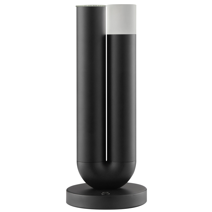 Brilliant - lampe de table d'extérieur LED SAYU dimmable, rechargeable, à commande tactile 2,5W/5V 2700K 2600 mAh IP44 noire