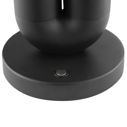 Brilliant - lampe de table d'extérieur LED SAYU dimmable, rechargeable, à commande tactile 2,5W/5V 2700K 2600 mAh IP44 noire