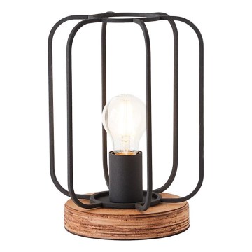 Brilliant - Lampe de table TOSH 1xE27/40W/230V en bois de peuplier