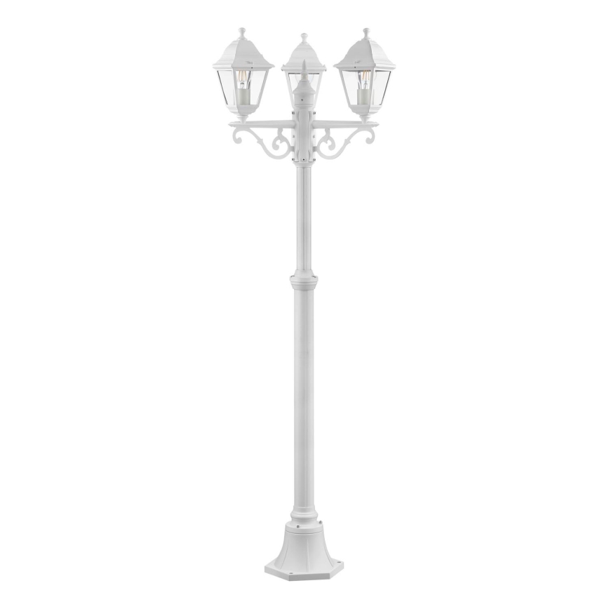 Brilliant - Lampe d'extérieur NISSIE 3xE27/60W/230V IP44 blanche