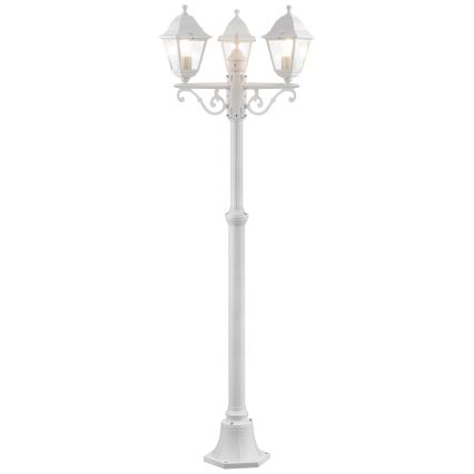 Brilliant - Lampe d'extérieur NISSIE 3xE27/60W/230V IP44 blanche