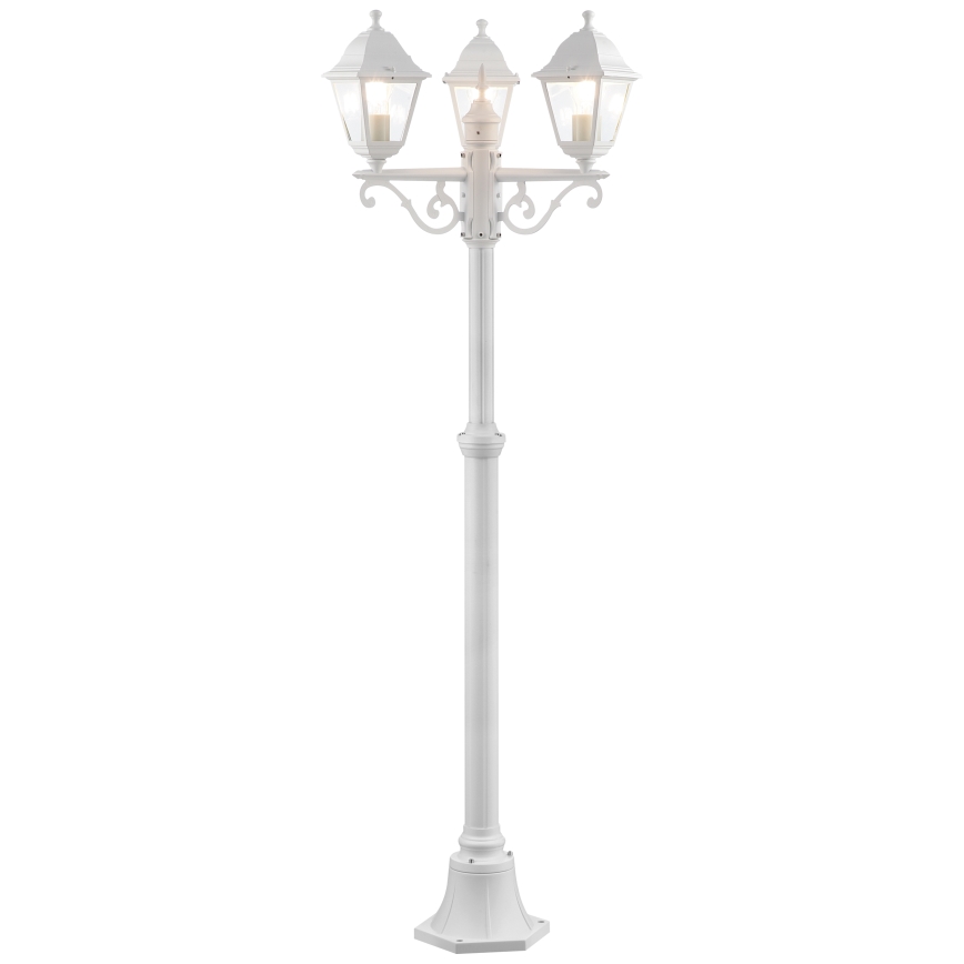 Brilliant - Lampe d'extérieur NISSIE 3xE27/60W/230V IP44 blanche