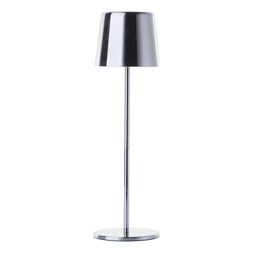Brilliant - Lampe d'extérieur tactile à intensité variable XAANA LED/4W/5V 3000/4000/6500K 2600 mAh IP44 chrome brillant