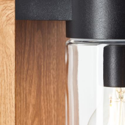 Brilliant - Lampe extérieur CABAR 1xE27/40W/230V 55 cm IP44 marron