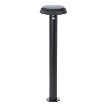 Brilliant - Lampe solaire avec détecteur ALVERO LED/4W/3,7V 70 cm IP44 noir