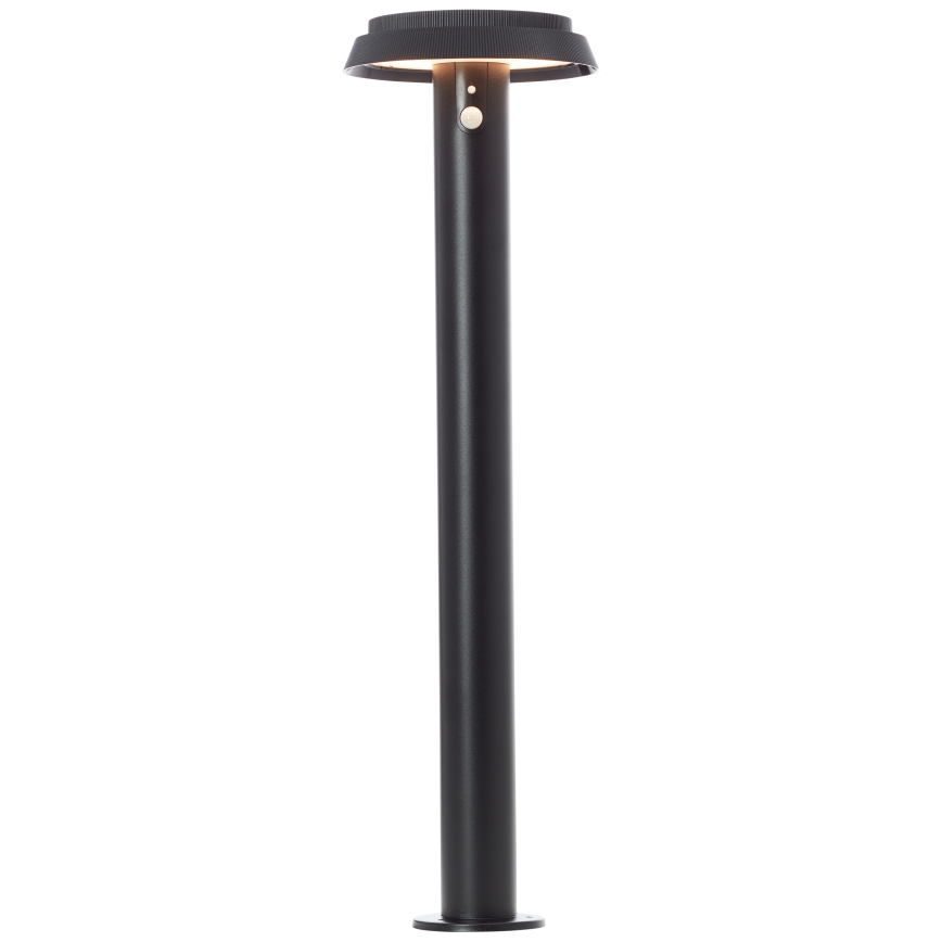 Brilliant - Lampe solaire avec détecteur ALVERO LED/4W/3,7V 70 cm IP44 noir