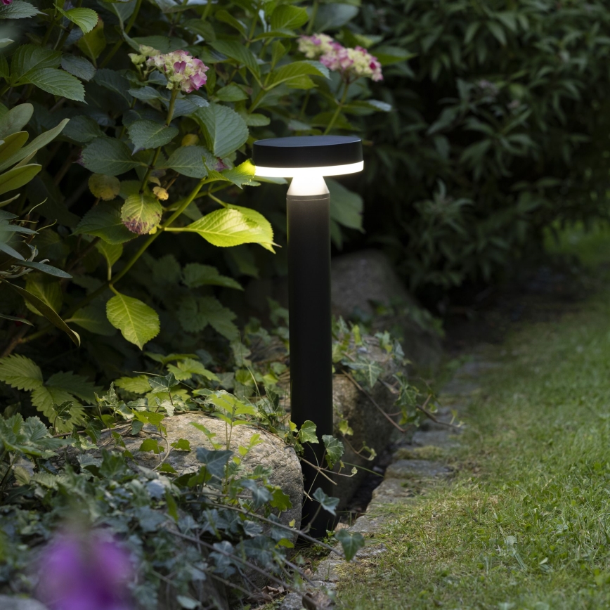 Brilliant - Lampe solaire avec détecteur MAGUA LED/4W/3,7V 50,2 cm IP44 noir