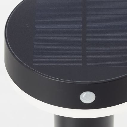 Brilliant - Lampe solaire avec détecteur MAGUA LED/4W/3,7V 50,2 cm IP44 noir