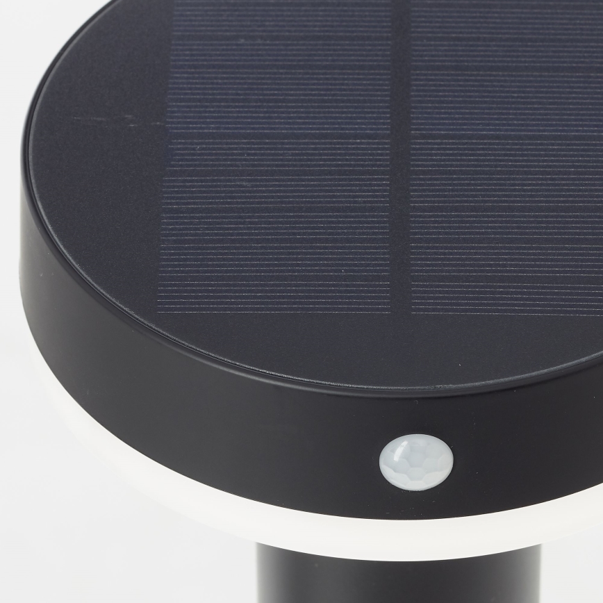 Brilliant - Lampe solaire avec détecteur MAGUA LED/4W/3,7V 50,2 cm IP44 noir