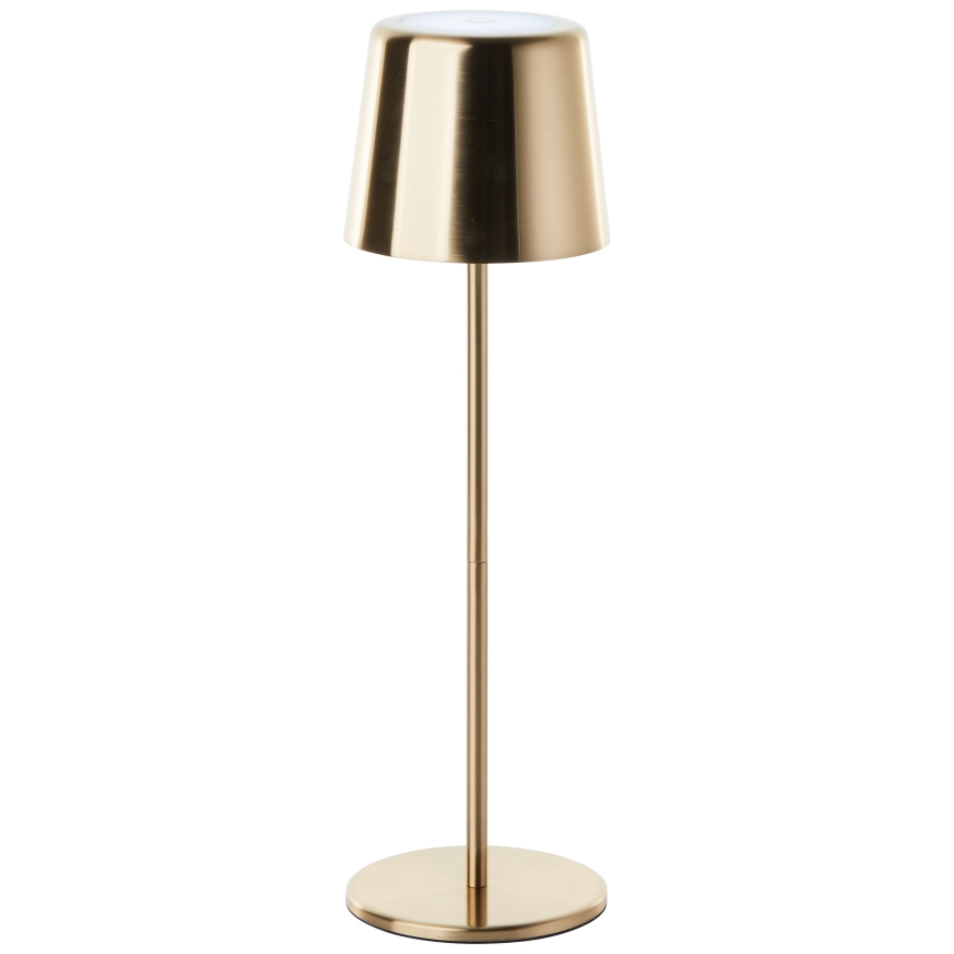 Brilliant - Lampe tactile d'extérieur à intensité variable XAANA LED/4W/5V 3000/4000/6500K IP44 doré