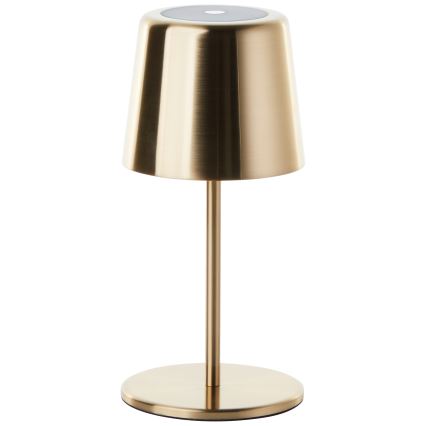 Brilliant - Lampe tactile d'extérieur à intensité variable XAANA LED/4W/5V 3000/4000/6500K IP44 doré