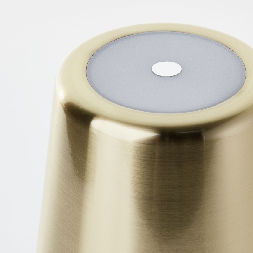 Brilliant - Lampe tactile d'extérieur à intensité variable XAANA LED/4W/5V 3000/4000/6500K IP44 doré