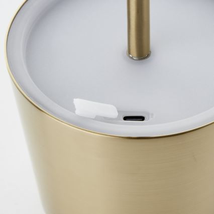 Brilliant - Lampe tactile d'extérieur à intensité variable XAANA LED/4W/5V 3000/4000/6500K IP44 doré