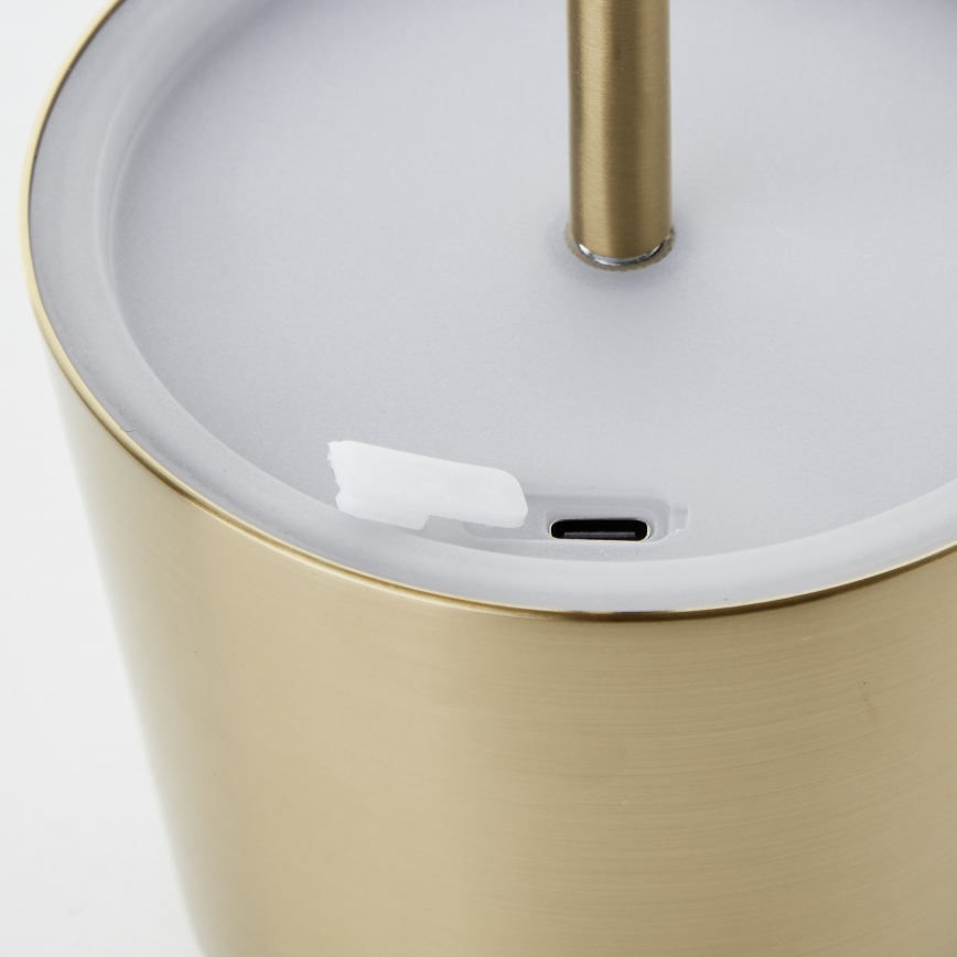 Brilliant - Lampe tactile d'extérieur à intensité variable XAANA LED/4W/5V 3000/4000/6500K IP44 doré