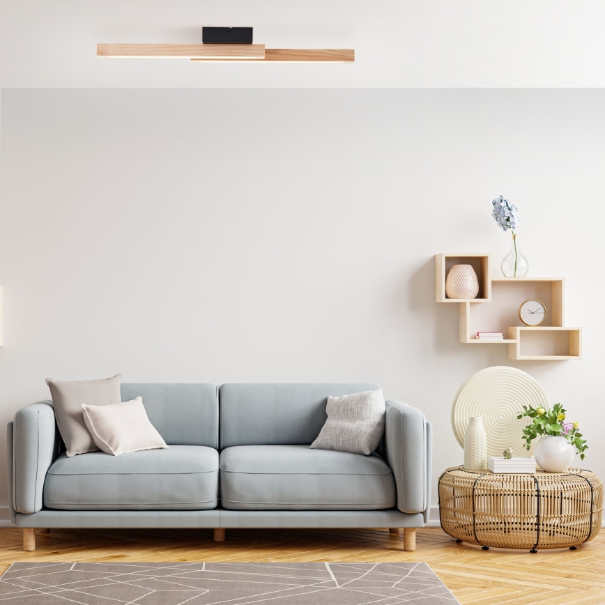 Brilliant - LED-Deckenleuchte ARION LED/14W/230V Kiefer - FSC-zertifiziert