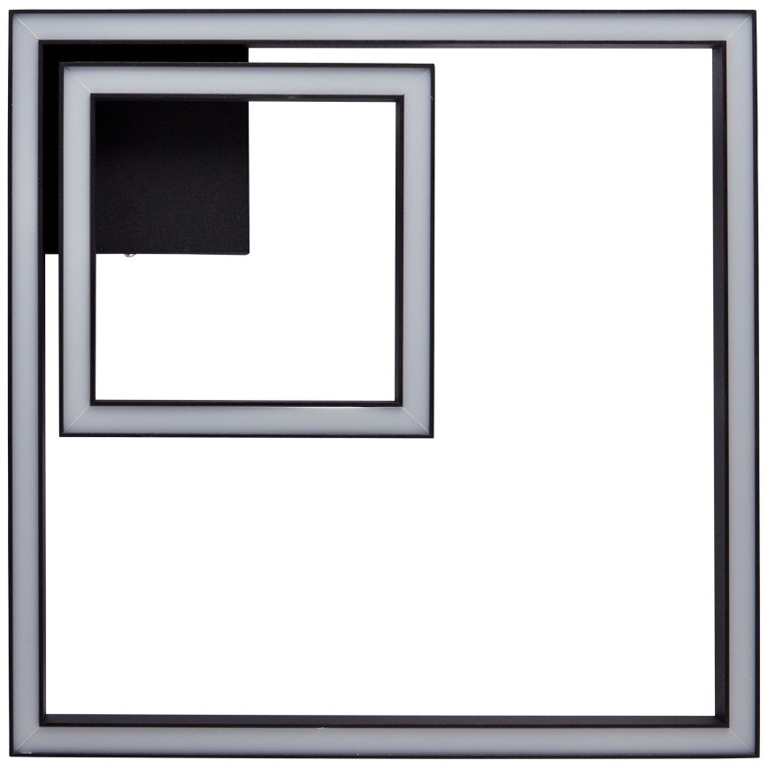 Brilliant - LED-Deckenleuchte QUON LED/24W/230V 3000K 40x40 cm schwarz
