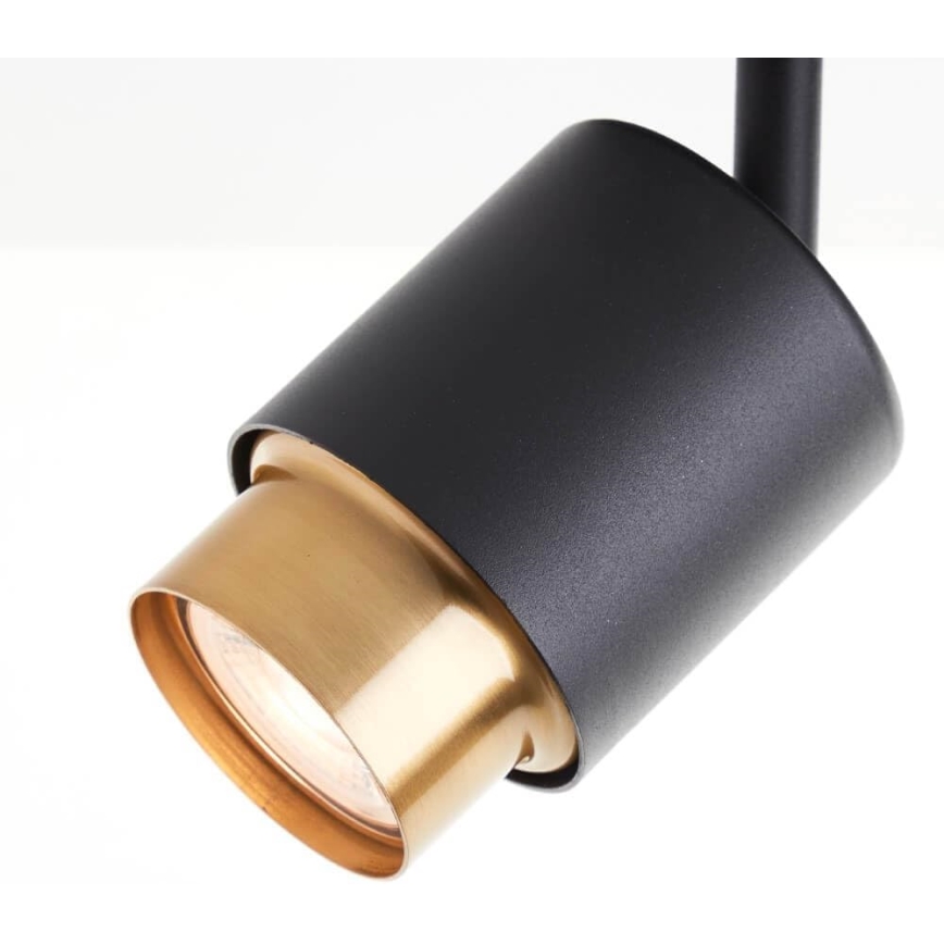Brilliant - LED-Deckenspot COVELO 3xGU10/5W/230V schwarz/gold