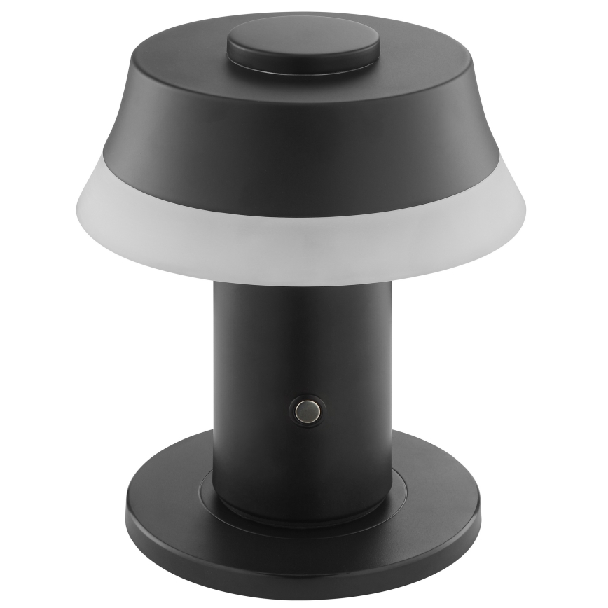 Brilliant - Lampe de bureau tactile, rechargeable et dimmable KINICH LED/2,5W/5V 2700K 2600 mAh noire