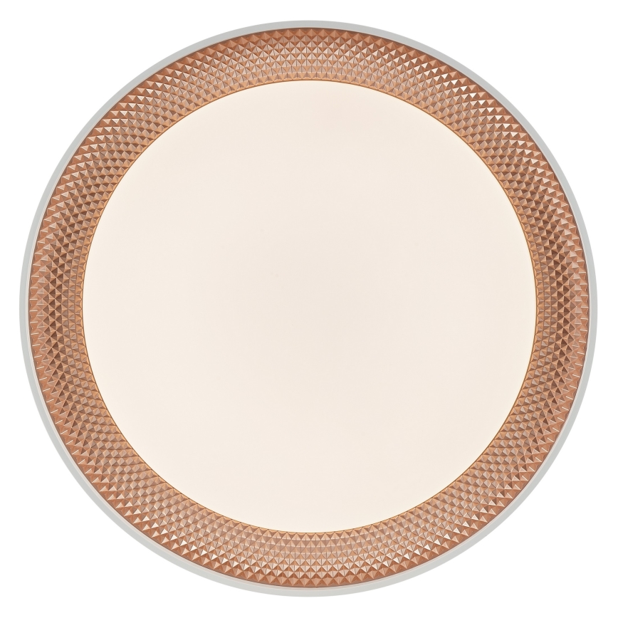 Brilliant - Dimmbare LED-Deckenleuchte WALDO LED/36W/230V 3000-6500K Ø 48,5 cm weiß/roségold + Fernbedienung
