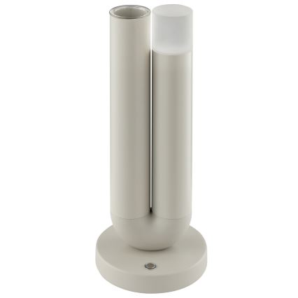 Brilliant - LED dimmbare, aufladbare Touch-Outdoor-Tischlampe SAYU LED/2,5W/5V 2700K 2600 mAh IP44 grau