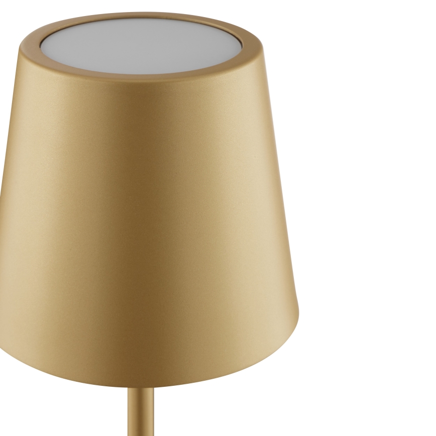 Brilliant - LED dimmbare, wiederaufladbare Touch-Tischlampe für den Außenbereich ELORA LED/2,5W/5V 2700K 2600 mAh IP44 goldfarben