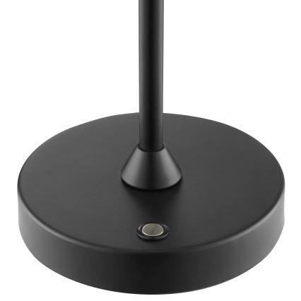 Brilliant - dimmbare, wiederaufladbare Touch-Außen-Tischleuchte ELORA LED/2,5W/5V 2700K 2600 mAh IP44 schwarz