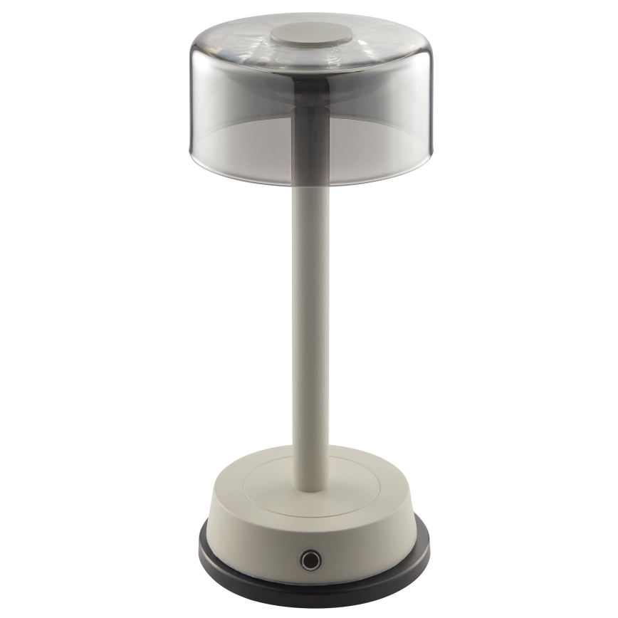 Brilliant - dimmbare, wiederaufladbare LED-Touch-Tischleuchte für den Außenbereich RAZOR LED/2,5W/5V 2700K 2600 mAh IP44 grau