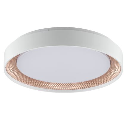 Brilliant - Plafoniera dimmerabile LED WALDO LED/24W/230V 3000-6500K Ø 38,5 cm bianco/oro rosa + telecomando