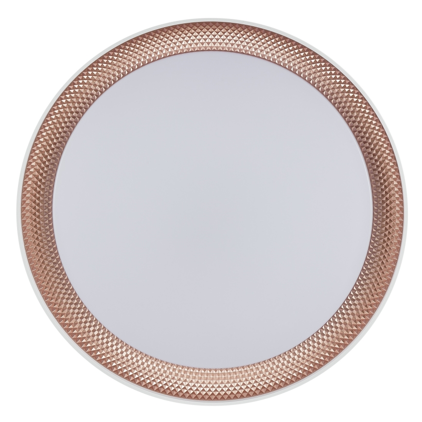 Brilliant - Plafoniera dimmerabile LED WALDO LED/24W/230V 3000-6500K Ø 38,5 cm bianco/oro rosa + telecomando