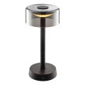 Brilliant - LED dimmerabile ricaricabile a sfioramento lampada da tavolo per esterni RAZOR LED/2,5W/5V 2700K 2600 mAh IP44 nero