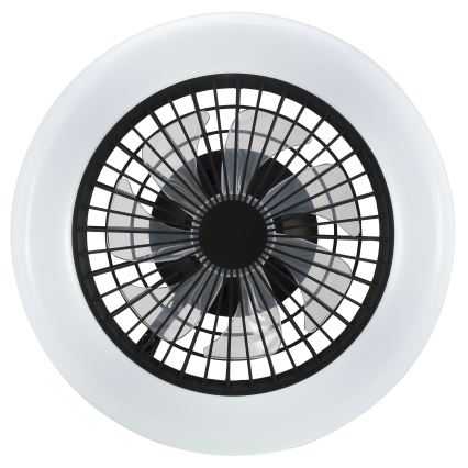 Brilliant - Plafonnier LED dimmable avec ventilateur MONTERO LED/20W/230V 2700-6500K Ø 42 cm noir + télécommande