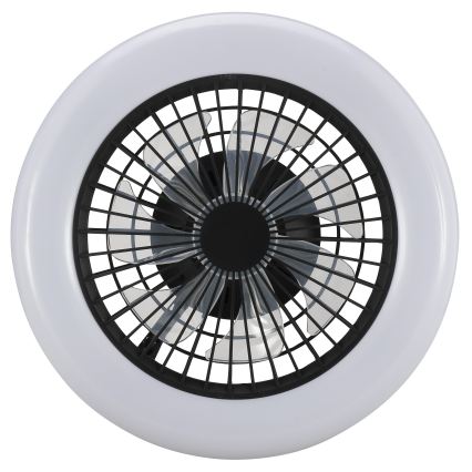 Brilliant - Plafonnier LED dimmable avec ventilateur MONTERO LED/20W/230V 2700-6500K Ø 42 cm noir + télécommande