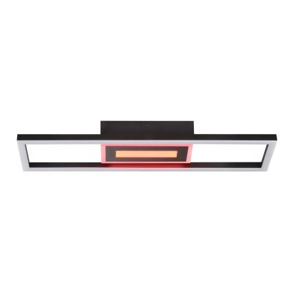Brilliant - Plafonnier LED RGBW dimmable BESSON LED/20W/230V 3000-6500K noir + télécommande