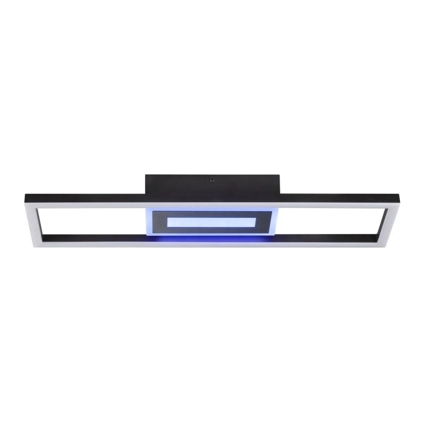 Brilliant - Plafonnier LED RGBW dimmable BESSON LED/20W/230V 3000-6500K noir + télécommande