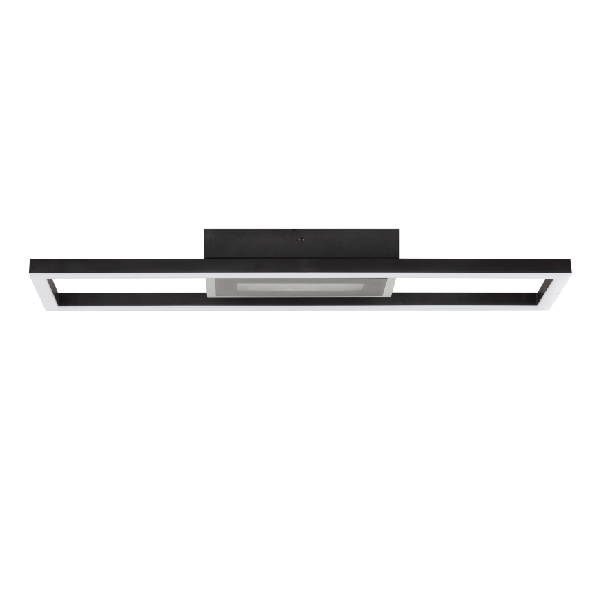 Brilliant - LED RGBW dimmbare Deckenleuchte BESSON LED/20W/230V 3000-6500K schwarz + Fernbedienung
