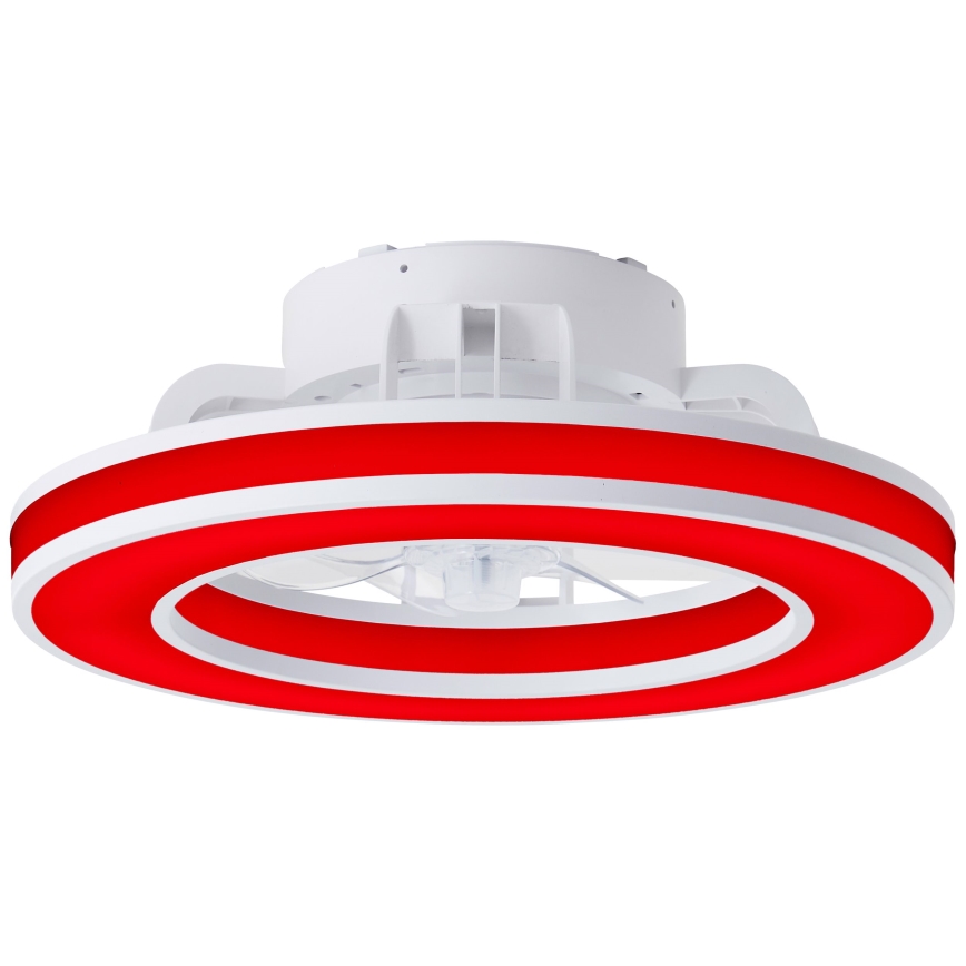 Brilliant - LED RGBW Dimmbarer Deckenventilator MONDELLO LED/26W/230V 2700-6500K d 41,5 cm weiß + Fernbedienung