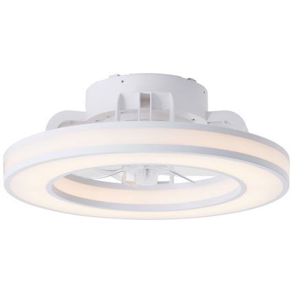 Brilliant - LED RGBW Dimmbarer Deckenventilator MONDELLO LED/26W/230V 2700-6500K d 41,5 cm weiß + Fernbedienung