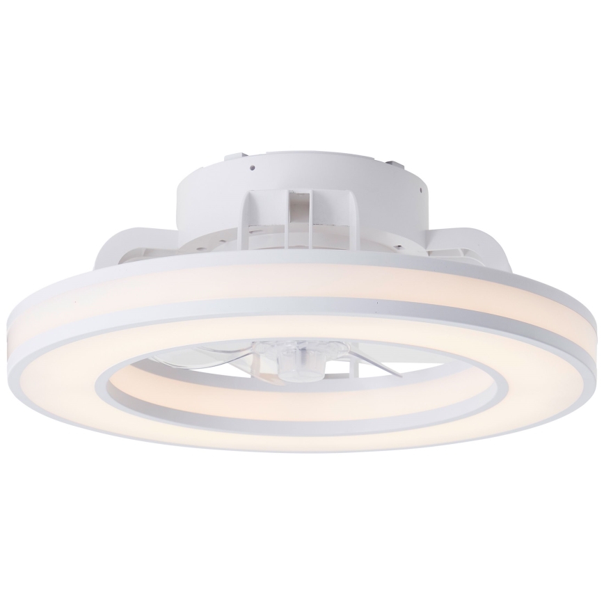 Brilliant - LED RGBW Dimmbarer Deckenventilator MONDELLO LED/26W/230V 2700-6500K d 41,5 cm weiß + Fernbedienung