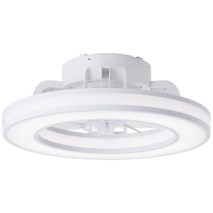 Brilliant - LED RGBW Dimmbarer Deckenventilator MONDELLO LED/26W/230V 2700-6500K d 41,5 cm weiß + Fernbedienung