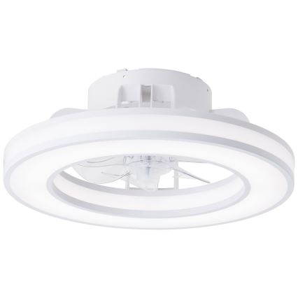 Brilliant - LED RGBW Dimmbarer Deckenventilator MONDELLO LED/26W/230V 2700-6500K d 41,5 cm weiß + Fernbedienung