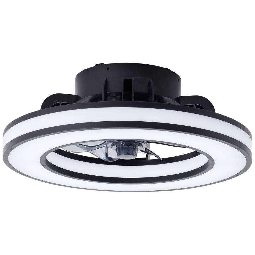 Brilliant - LED RGBW Dimmbarer Deckenventilator MONDELLO LED/26W/230V 2700-6500K d 41 cm schwarz + Fernbedienung