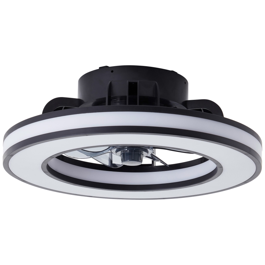 Brilliant - LED RGBW Dimmbarer Deckenventilator MONDELLO LED/26W/230V 2700-6500K d 41 cm schwarz + Fernbedienung