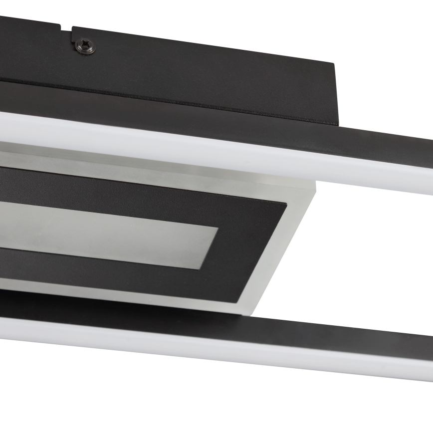 Brilliant - Plafoniera LED RGBW dimmerabile BESSON LED/20W/230V 3000-6500K nera + telecomando