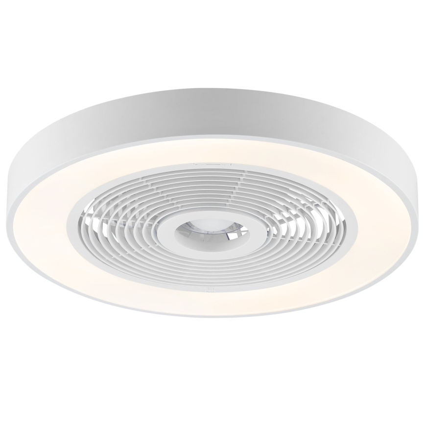 Brilliant - LED RGBW Plafonnier dimmable avec ventilateur CATANIA LED/37W/230V 2700-6500K Ø 48,6 cm blanc + télécommande