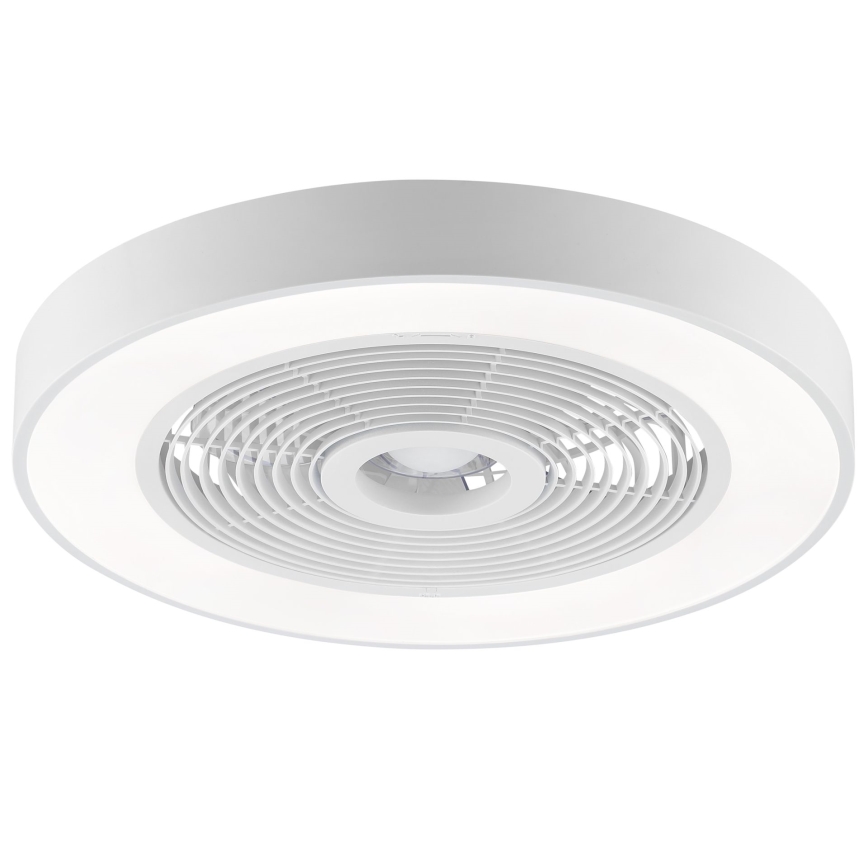 Brilliant - LED RGBW Plafonnier dimmable avec ventilateur CATANIA LED/37W/230V 2700-6500K Ø 48,6 cm blanc + télécommande